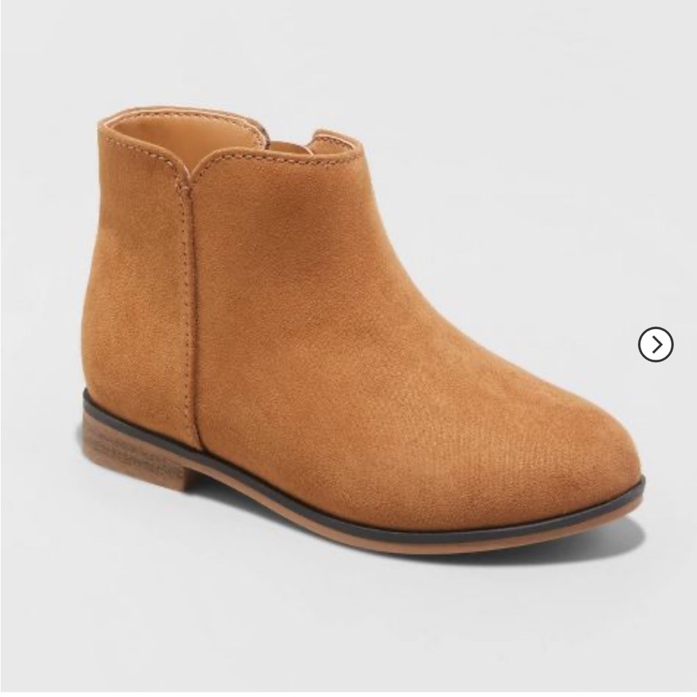 Toddler Cat and Jack Cognac Booties